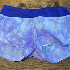 Adorable Lululemon Speed Running Shorts- size 8